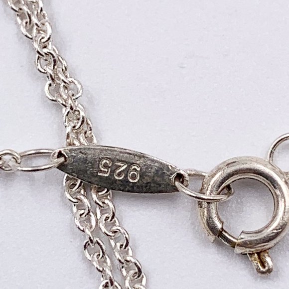 Authentic Tiffany & Co Silver Apple Necklace - Picture 11 of 14